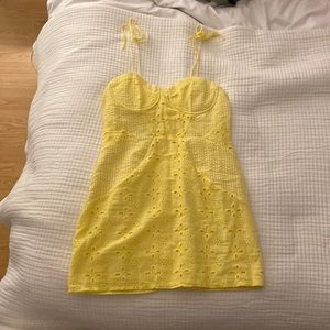 Yellow Mini Dress